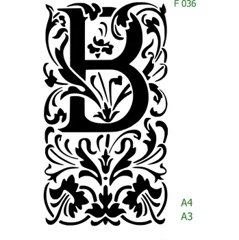 Šablona F 036 - A4 , Lepící fólie