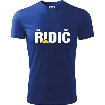 Chlapecké tričko Řidič nápis - Dětské triko sportovní (dresovina) - 122 cm/6 let ( Královská modrá )
