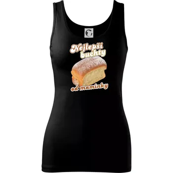 Dámské oblečení Nejlepší buchty od maminky - Dámské tílko - S ( Černá )