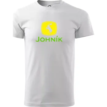 Pánské tričko Johník - Triko extra velké (5-8XL) - 8XL ( Bílá )