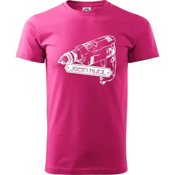 Jsem kutil - Klasické pánské triko vyšší gramáže - S ( Purpurová )