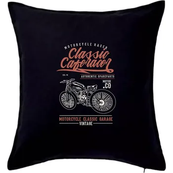 Polštář Classic Caferacer - Polštář 50x50 - 50x50 - Pouze potah ( Černá )