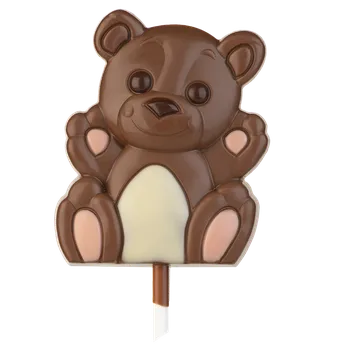 Forma na pečení Forma na čokoládu - Medvěd "Bruno" lízátko