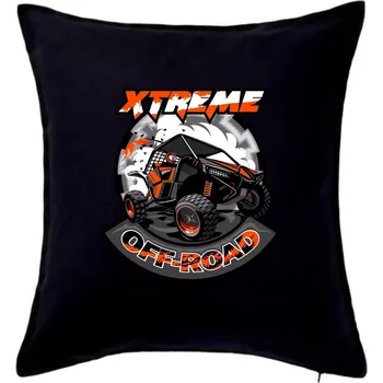 Polštář ATV XXX - Polštář 50x50 - 50x50 - Včetně výplně ( Černá )