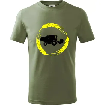 Kombajn klasy - Tričko dětské bavlněné - 158 cm/12 let ( Khaki )