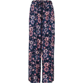 Dámské kalhoty 695696 - Tchibo - Pohodlné tkané kalhoty - pro ženy - vel. XS 32/34 - barva: modrá