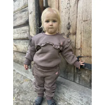 Dívčí mikina ANDY Boom Dívčí mikina Little girl taupe Velikost děti: 74