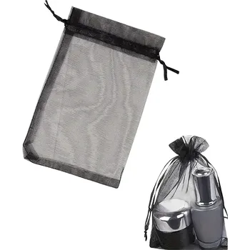 GRAVENO Černý tkaný sáček (9 x 12 cm)