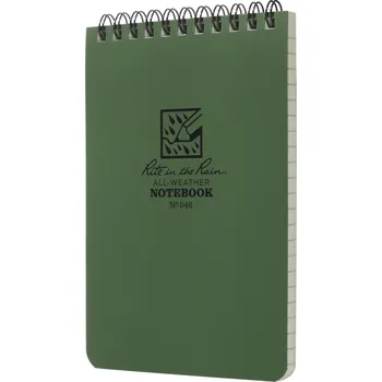 Sada pera s tužkou Rite in the Rain Voděodolný zápisník Pocket Notebook 4/6” - Zelený