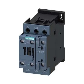 Stykač SIEMENS Stykač AC-3, 9A/4kW/400V, 3pólový, AC 110V/50Hz 120V/60Hz 1 NO + 1 NC, šroubová svorka 3RT2023-1AK60