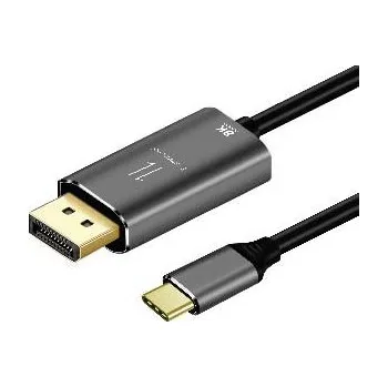 Kabel do PC PremiumCord kabel USB-C na DisplayPort DP1.4 Bi-Directional 8K@60Hz a 4k@120Hz 2m