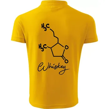Pánská košile Barová chemie - whiskey - Polokošile pánská Pique Polo 203 - XL ( Žlutá )