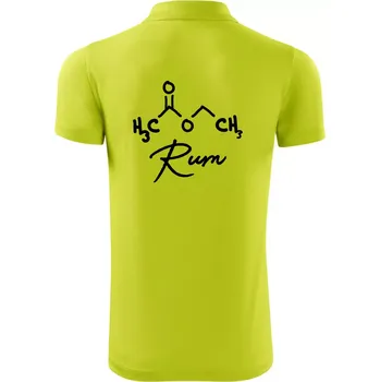 Pánská košile Barová chemie - rum - Polokošile Victory sportovní (dresovina) - M ( Limetková )