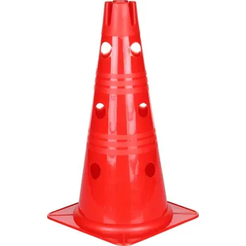 Sportovní kužel Merco Vario kužel s otvory červená 38 cm