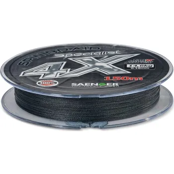 Saenger šňůra Specialist Spin Braid 4X 0,23mm 16,9kg 150m Black