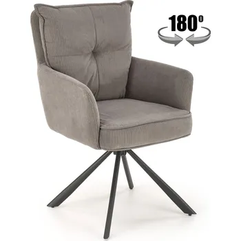 Jídelní židle Slevadoma Jídelní židle otočná VMK528 šedá