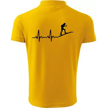 Pánská košile EKG skialpinismus - Polokošile pánská Pique Polo 203 - M ( Žlutá )