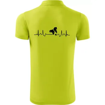 Pánská košile Jack Russell Terriér Ekg - Polokošile Victory sportovní (dresovina) - XL ( Limetková )