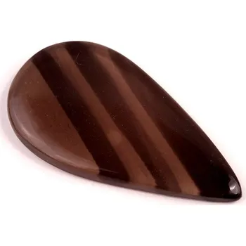 Přírodní kámen Kabošon Midnight Lace Obsidian č.3287 (50x27x4mm)