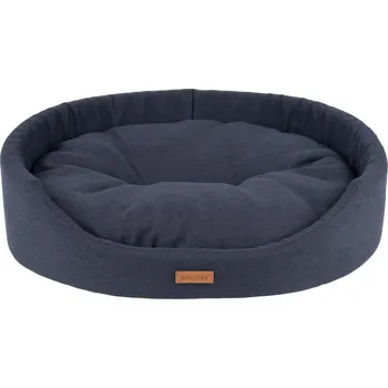 Pelíšek pro psa Pelíšek pro psa oválný MONTEGO černá velikost S, M, L, XL, XXL Rozměr: L - 58x50x15 cm