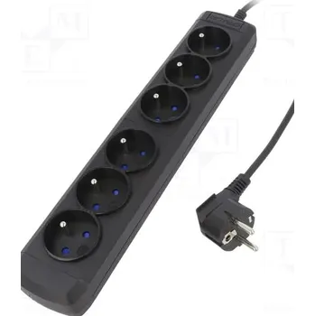 Prodlužovací kabel Prodlužovací síťová šňůra 6 zásuvek 1,5m ARCOLOR6/15/CZ