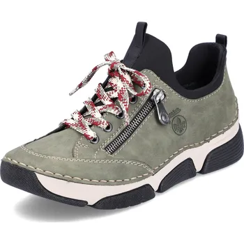 Dámské tenisky DÁMSKÉ TENISKY RIEKER 45973-54 ZELENÁ Barva: Zelená, Velikost: 41