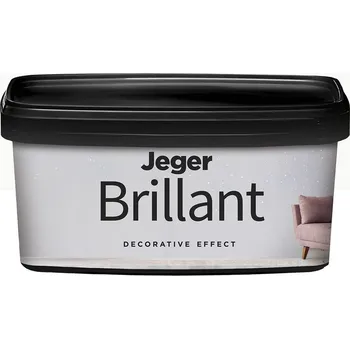 barva na zeď Jeger Brillant Barva s efektem třpytivým, snow, 1 l 918187