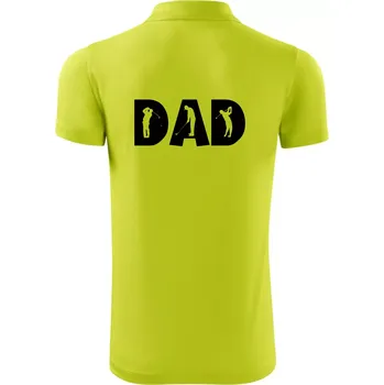 Pánská košile Golf dad - Polokošile Victory sportovní (dresovina) - S ( Limetková )