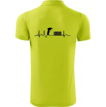 Pánská košile EKG prodavačka - Polokošile Victory sportovní (dresovina) - 2XL ( Limetková )