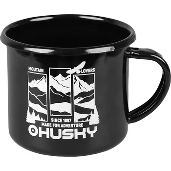 Termohrnek Husky Hrnek Plechový hrnek hory-černý
