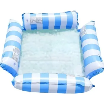 Mobilní telefon LIVEFY | Livefy nafukovací lehátko do vody Wave, modré / bílé