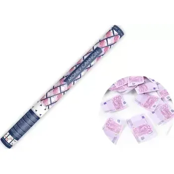 Konfety v tube- bankovky