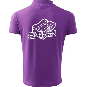 Pánská košile Ořezávátko - Polokošile pánská Pique Polo 203 - 4XL ( Fialová )