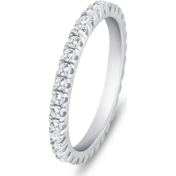 Prsten Brilio Silver Půvabný stříbrný prsten se zirkony RI085W 48 mm + 2 měsíce na vrácení zboží