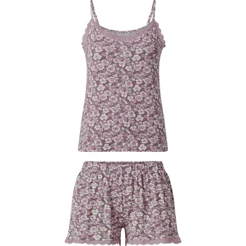 Dámské pyžamo esmara® Dámské pyžamo (růžovo-fialová, XS (32-34))