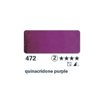 Speciální výtvarná barva Akvarelová barva Horadam 1/2 – 472 quinacridone purple (Akvarelová barva Horadam 1/2 – 472 quinacridone purple)