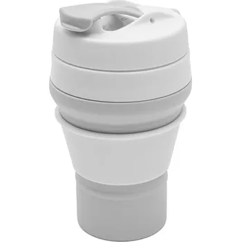 kreativní sada Wiky Hrnek skládací silikonový 350 ml 2v1 New Baby šedý