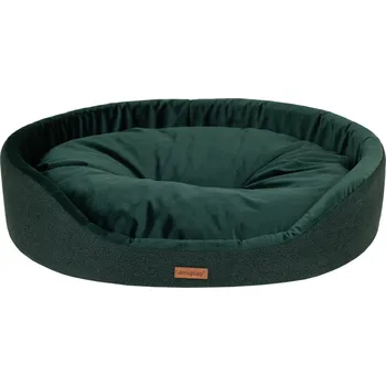 Pelíšek pro psa Pelíšek pro psa oválný SIDNEY zelená velikost S, M, L, XL, XXL Rozměr: M - 52x44x14 cm