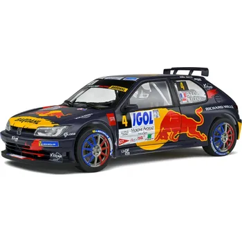 autíčko Peugeot 306 Maxi #4 "Red Bull" Rally Du Mont Blanc 2021 1:18 Solido