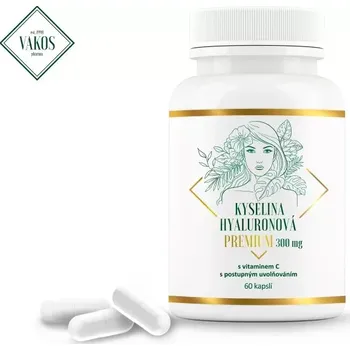 Kyselina hyaluronová PREMIUM 300mg s vitaminem C 60 kapslí