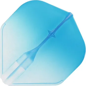 Šipka Letky na šipky L-Style EZ L1 Two Tone průhledné modré