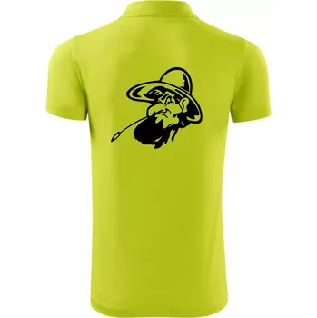 Pánská košile Zapšklý farmář - Polokošile Victory sportovní (dresovina) - S ( Limetková )