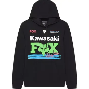Pánská mikina Fox Kawasaki Pullover Hoodie black L