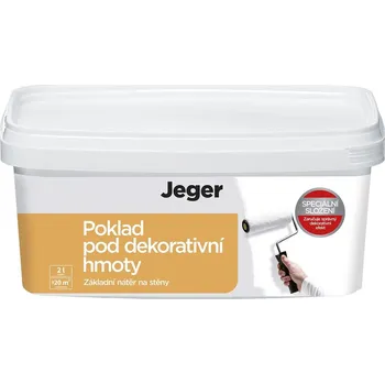 Penetrace Jeger Primer Základní nátěr speciální pod dekorativní hmoty, 2 l 30808-LM-ESJ