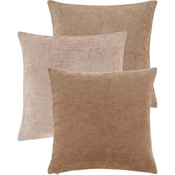 Povlak na dekorativní polštářek Jotex Sada tří béžových povlaků na polštář CHLOE 50 x 50 cm