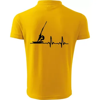 Pánská košile EKG Windsurfing - Polokošile pánská Pique Polo 203 - 2XL ( Žlutá )