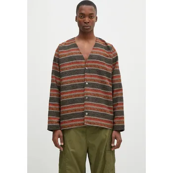 Dámský svetr Svetr s příměsí vlny Needles Cardigan Jacket, L, zelená, 91X