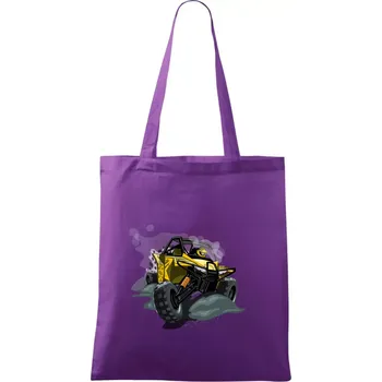 ATV bugina žlutá - Taška bavlněná - 42 x 38 cm ( Fialová )