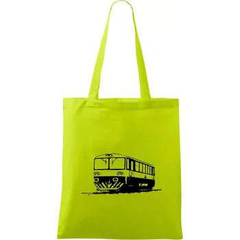 Vlak 152 - Taška bavlněná - 42 x 38 cm ( Limetková )