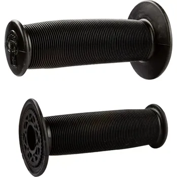 grip Vintage motokrosové rukojeti - gripy ODI GRIPS MUSHROOM barva černá-pár (Rukojeti na motorku)